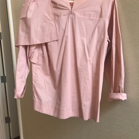 COS women’s pink top with draped neck - Picture 4 of 5